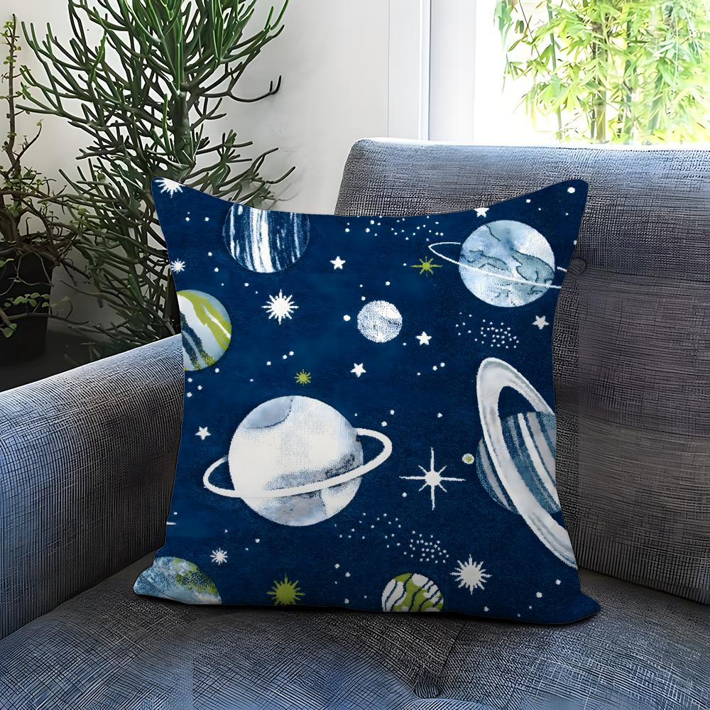 Starry Sky Texture Cushion Cover Comfortable Reversible Pillow Cover Ideal for Car Sofa Bedroom  Beyond