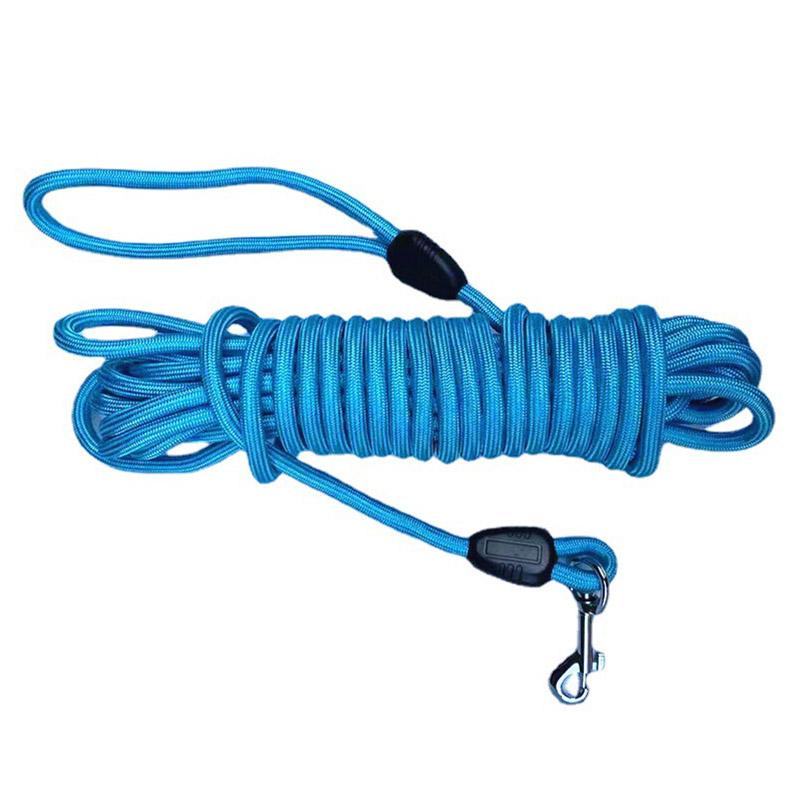 5M/10M/15M Dog Leashes Training Dog Rope- Heavy Duty Nylon Recall Pet Tracking Line- for Small Medium Outside Training Camping