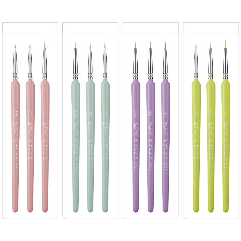 Ultra-Fine Wolf Hair Art Brush – Perfect for Outlining, Oil, Watercolor, Gouache, Acrylic, and Chinese Painting