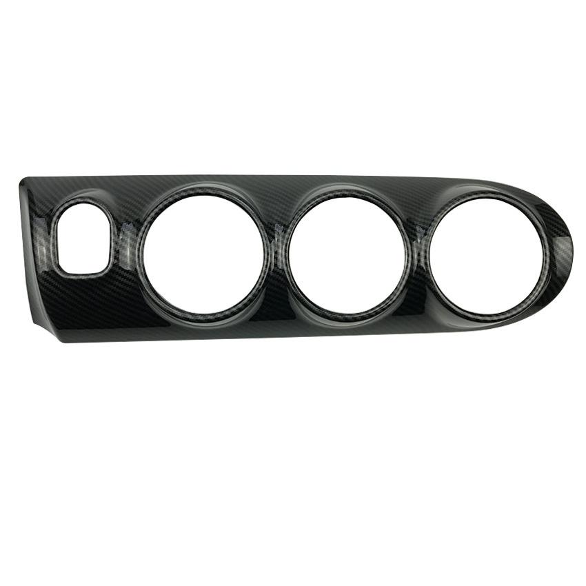 For Benz A Class CLA W177 C118 Accessorie 2pcs Carbon Fiber Style Car Interior Center Instrument AC Air Vent Outlet Frame Cover Decoration