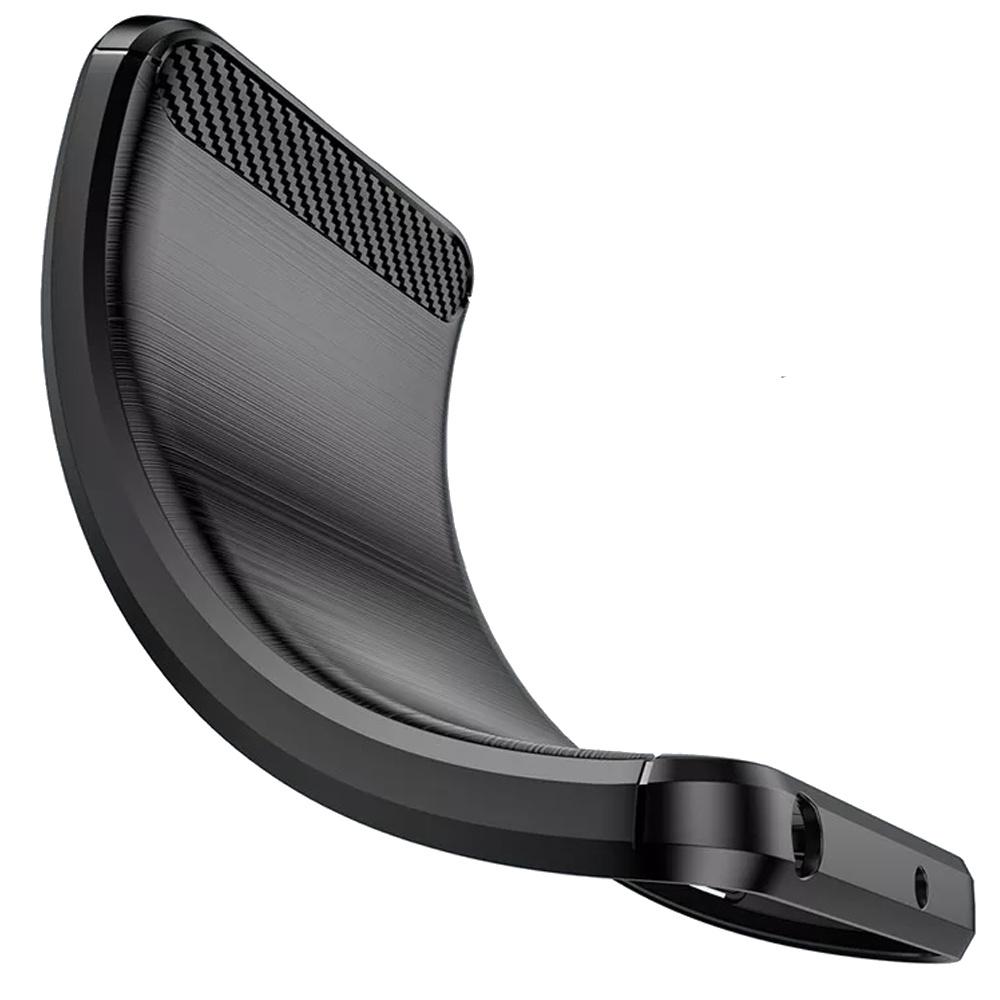 Case for Samsung Galaxy M53 5G, Karbon, black