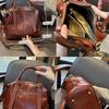 Luxury Designer Women's Bag High Quality Genuine Leather Shoulder Bag Woman Handbag Vintage Cow Leather Female Crossbody Bags