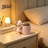 Mini Animal Flower Pot 3D Printed Cat Planter Cute Kitty Pot Decorative Creative Pen Holder for Desk Plant Succulents Cacti Home Office Decor