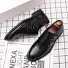 Men's Buckle Casual Everyday Small Leather Shoes, Elegant Men's Leather Shoes, Non-slip Dress Shoes, Oxford Shoes 38-47