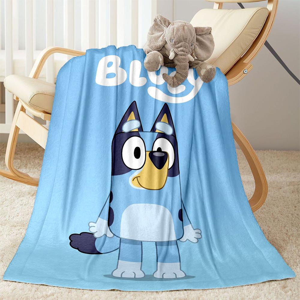 Bluey's Adventure Blanket Ultra-Soft Suitable for Office Bedding Couch Four Seasons Multipurpose Playful Design Perfect Gift for Relatives and Friends
