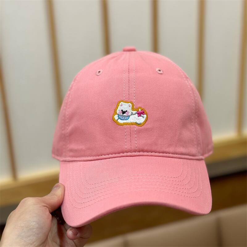 Spring And Summer Retro Japanese Cartoon Cartoon Puppy Cap Sun Protection Sunshade Face Small Baseball Cap Female
