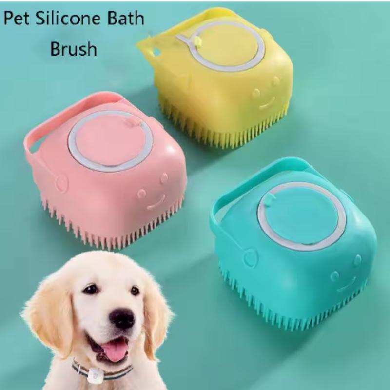 Weiche Sicherheits-Silikon-Haustier-Bade-Massagehandschuhe Bürste für Hunde Katzen Großer Hund Badezubehör Mascotas Produkte Haustier Zubehör