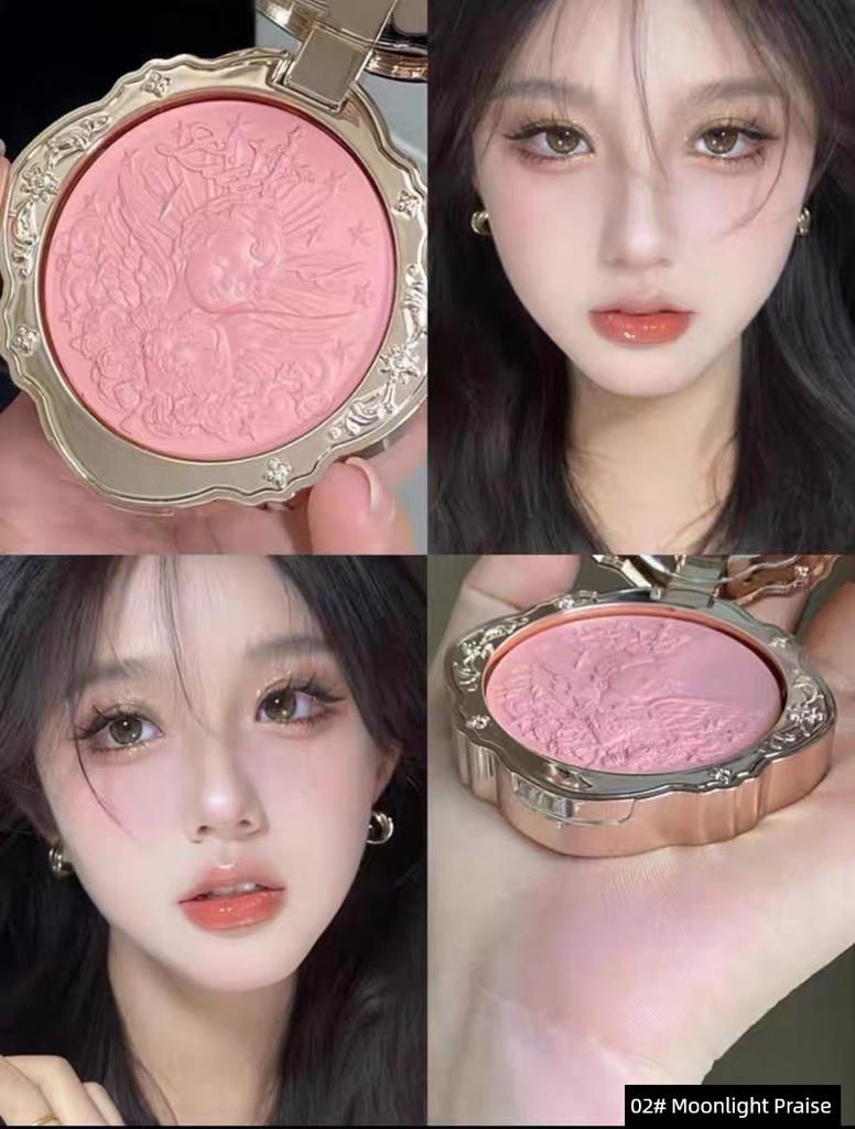 New Angel! Flower Know Little Angel Milk Pastry Blusher Expansion Atmosphere Concealer New Embossed Blush