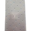 LOUIS VUITTON  M77847 tie gray silk mens