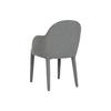 Chaise de salle à manger - Home ESPRIT - Gris - Polyester - Métal - 59x63x86 cm - Dossier plein - Uni
