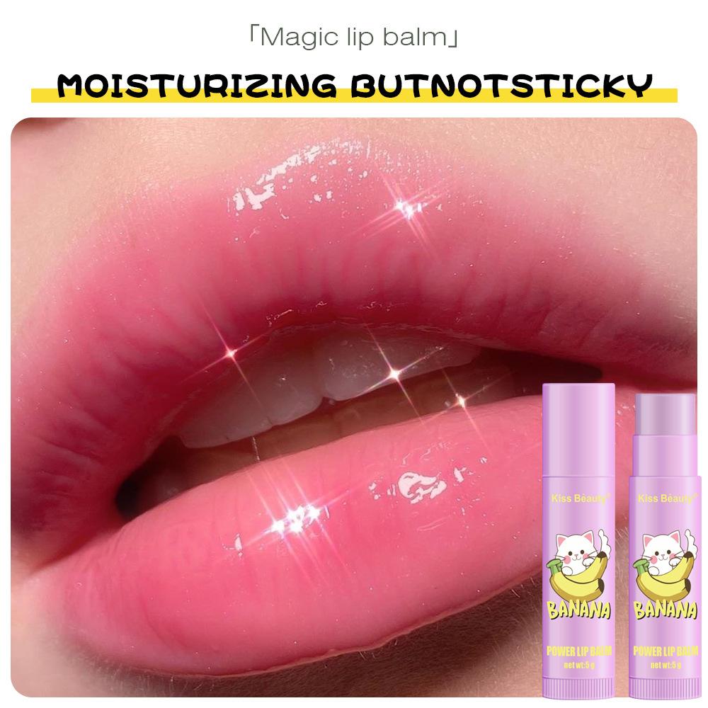 Kiss Beauty Color-changing Lipstick Moisturizing Waterproof Color-changing Lipstick Moisturizing Cartoon Temperature-changing Lipstick