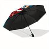 1pc Captain America, SuperheroDesign Automatic Opening/Closing Folding Umbrella with 8 Iron Ribs, Portable Sunshade for Men and Women y250724024