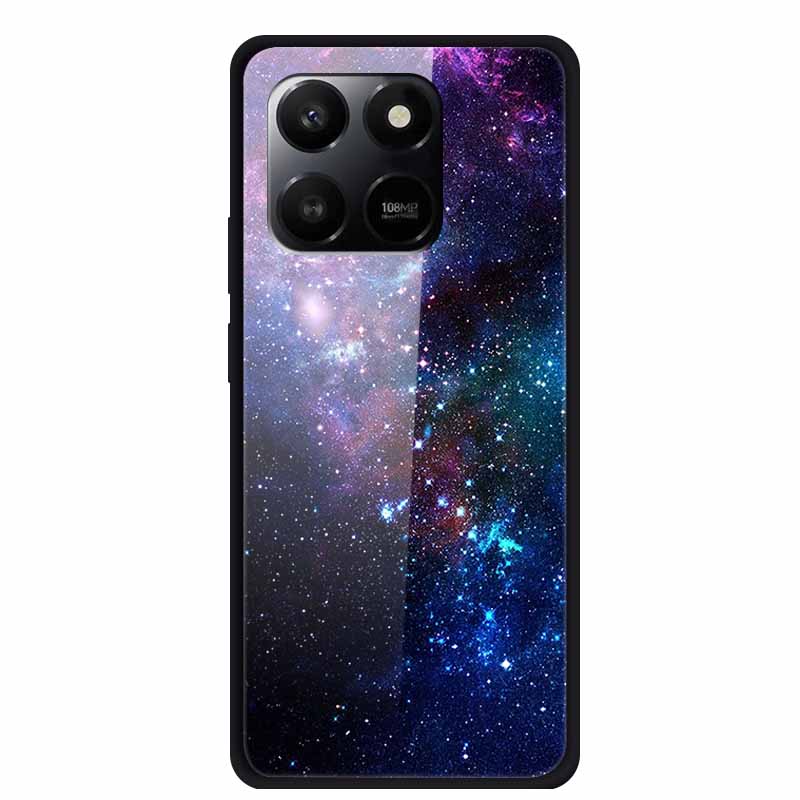 Glass Case For Honor X7d Play 10T 5G Case Soft Bumper Hard Tempered Glass Back Cover For Honor 400 Smart 2025 Phone Cases Fundas