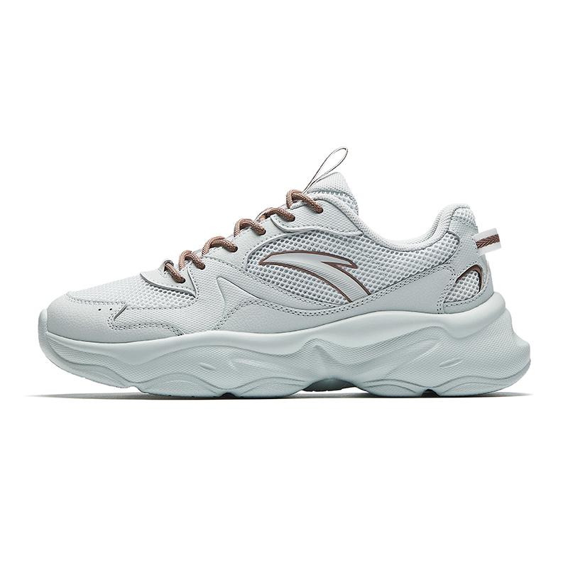

Anta Puffy Star Abrasion Resistant Lightweight Breathable Casual Shoes Women s Taupe 922628829-2 36