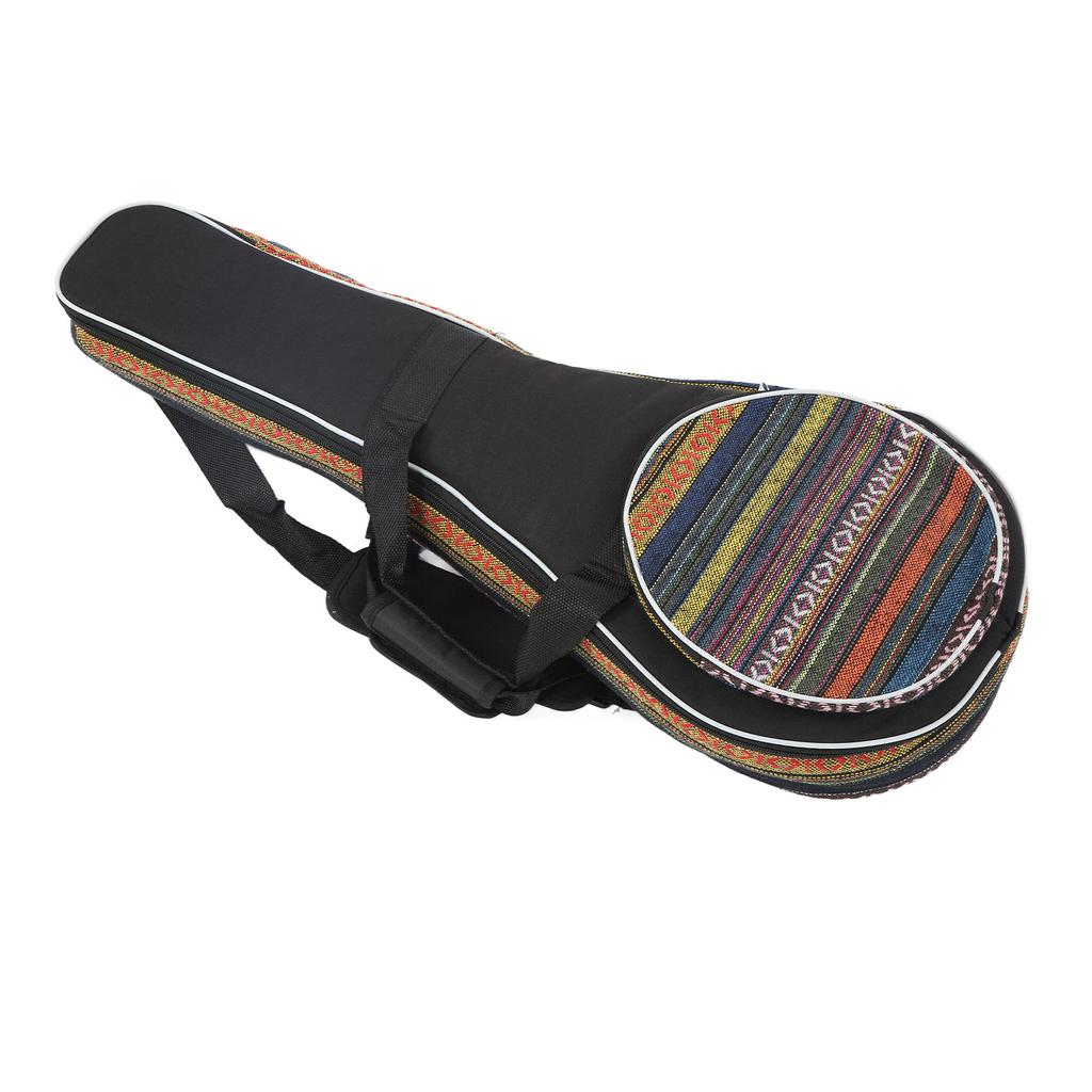 Mandolin Bag Easy Carry Portable Ethnic Style Adjustable Shoulder Strap Musical Instrument Bag