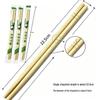 Zhangxingzhe Individually Wrapped Disposable Round Chopsticks