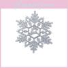 Party Decorations Christmas Snowflake Strips Transparent Plastic Festive Decor