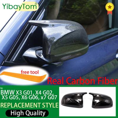 For BMW X3 X4 X5 X6  X7 G01 G02 G05 G06 G07 Car Mirror Accessories M Look Rear View Side Mirror