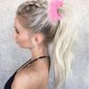 Wide Style Slap Ring Fur Slap Band Wristband Feather Slap Bracelets Wristband Real Ostrich Feather