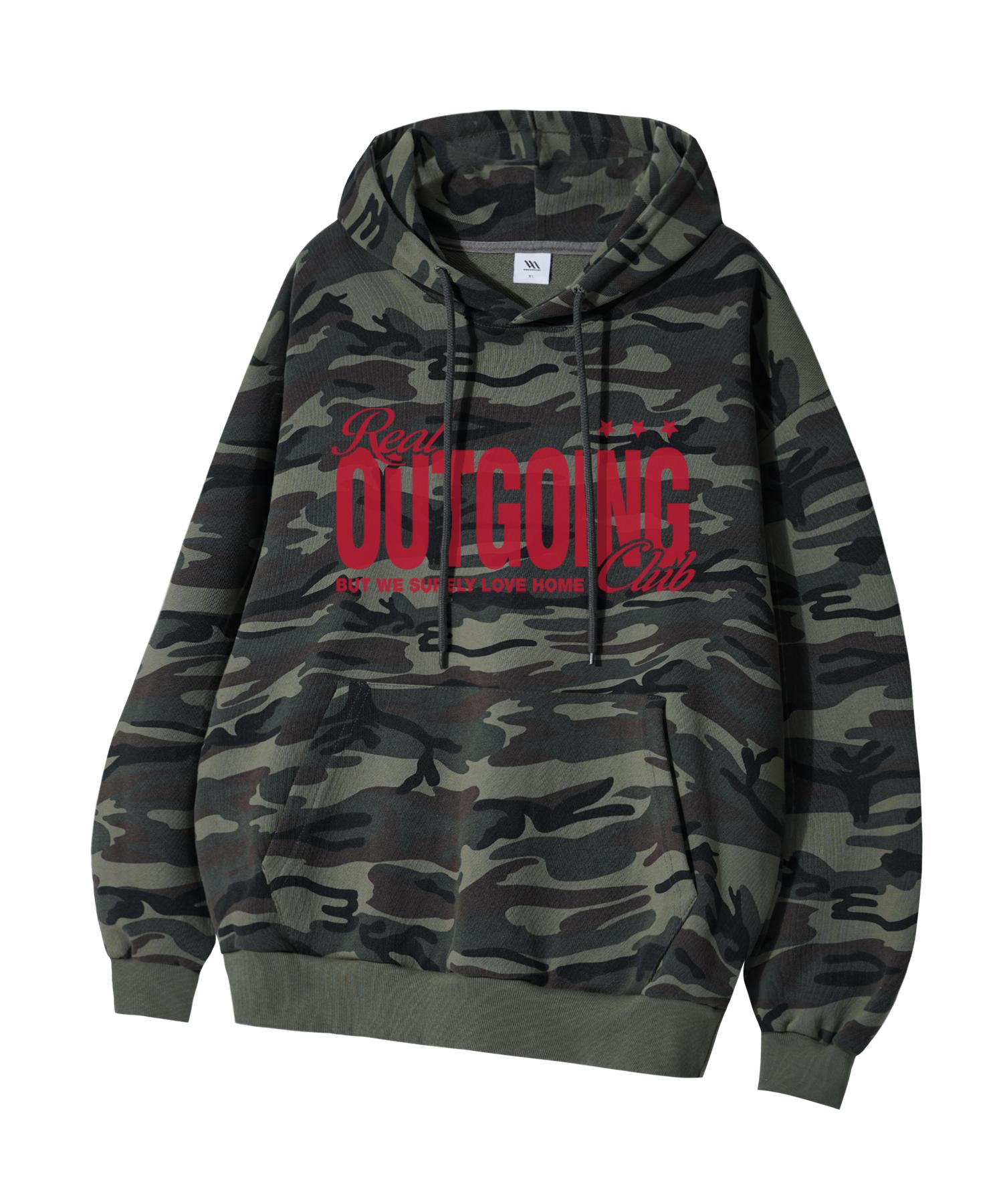 Худи Benhit Outgoing Club с камуфляжем Charcoal/2Xl