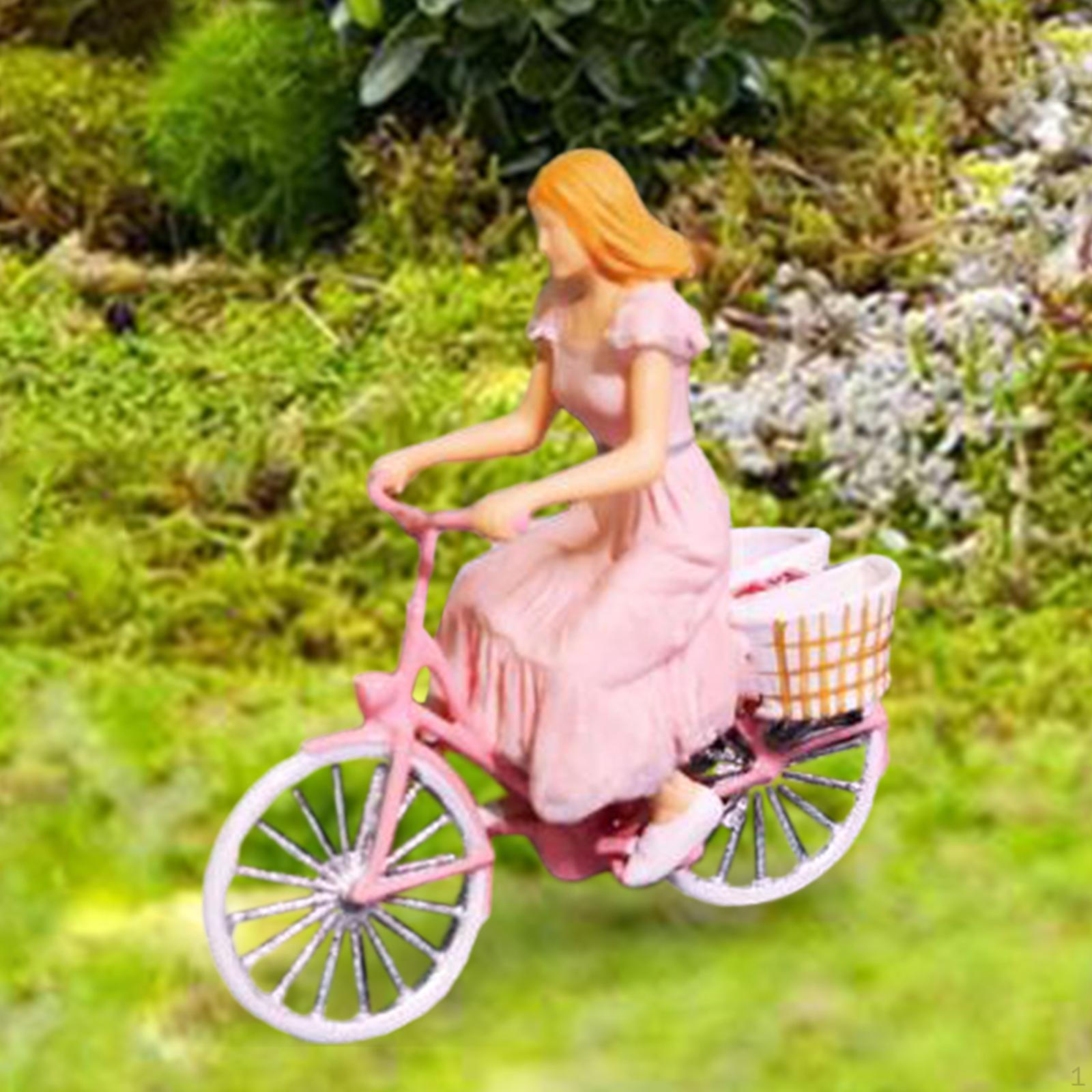 1/64 Miniature Figures Tiny People Model DIY Scenery Diorama Unpainted for Girl