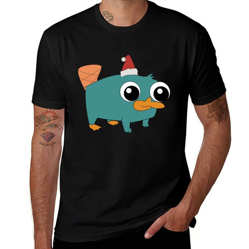 Christmas Baby Perry the Platypus T-Shirt Thanksgiving Day Tee Top