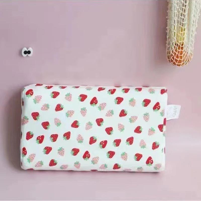 Baby Pillow Newborn Natural Latex Bedding Children Protection Cushion with Pillowcase Sleeping Orthopedic Pillows