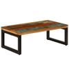 Day and Night - Day and Night Coffee Table In Solid Recycled Wood and Steel 100x50x35 Cm