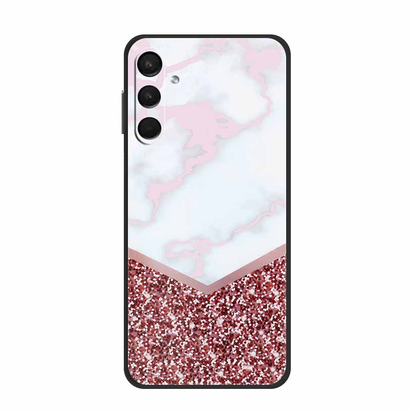 For Samsung Galaxy M15 F15 5G Case Marble TPU Silicone Soft Back Cover Phone Cases for SamsungM15 Mica Painted Cute New Coque