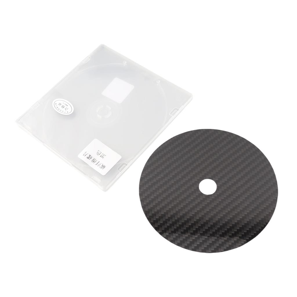 CD DVD Stabilizer Carbon Fiber 0.2mm Tuning Mat Disc Stabilizer for Top Tray Player