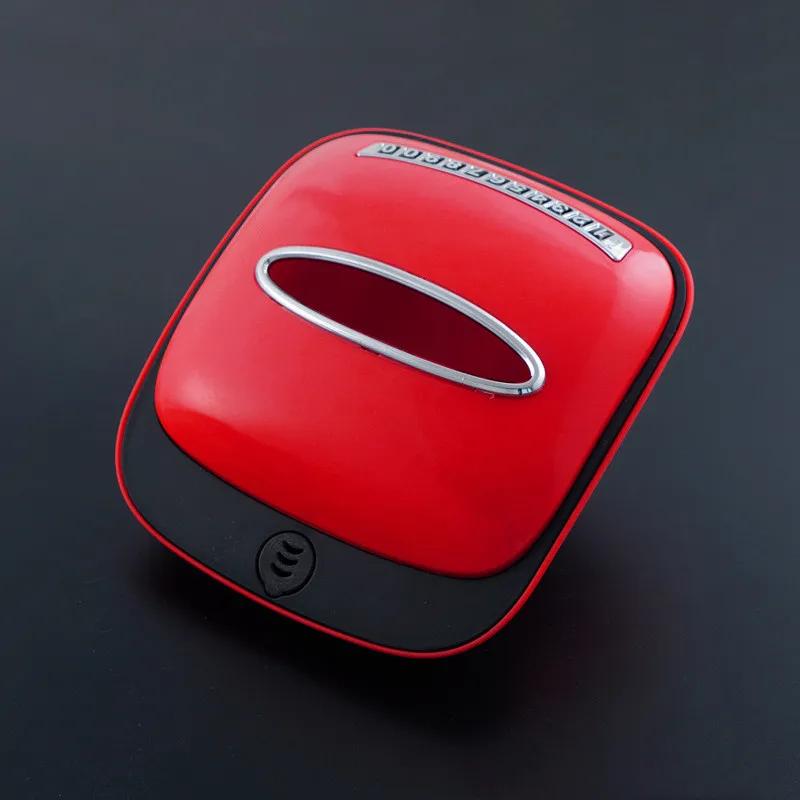 Household Car Tissue Box Functional  Aromatherapy Sun Visor Tissue Box  Accessories Holder Paper Napkin Clip Tissue Paper Box