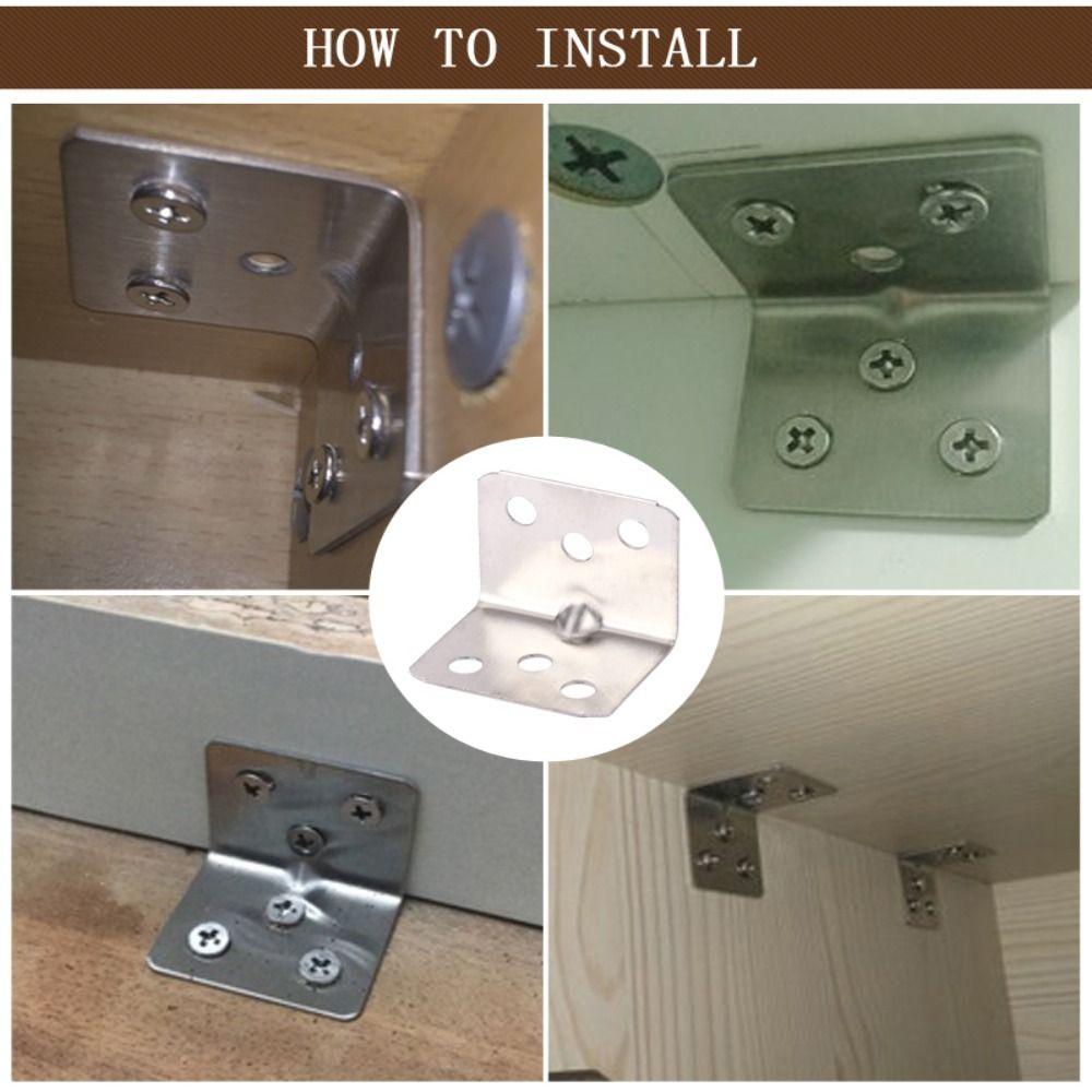 Fixing Layer Board  Bracket Reinforced Hardware Corner Bracket Angle Support Angle Bracket