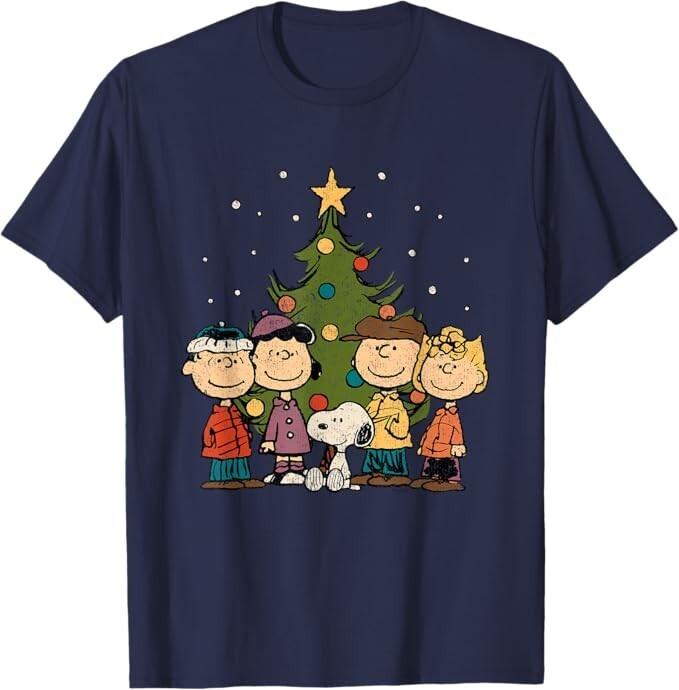 Funny Peanuts Christmas Group Unisex T-Shirt Unisex T-Shirt XXL