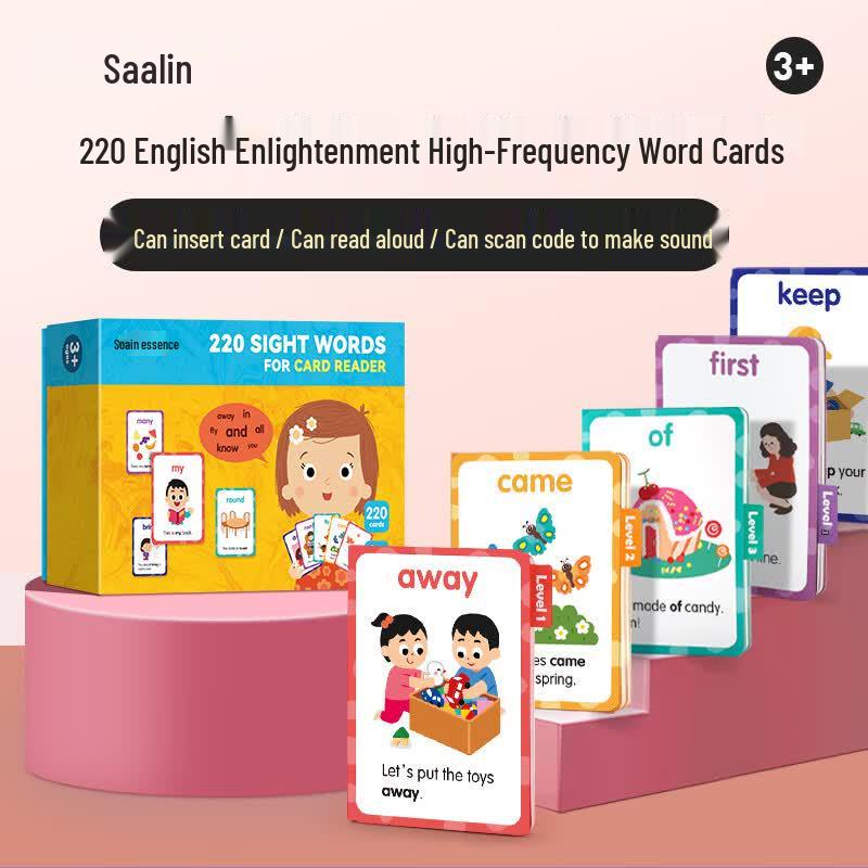 SAALIN Kids English Learning Flashcards & Workbooks