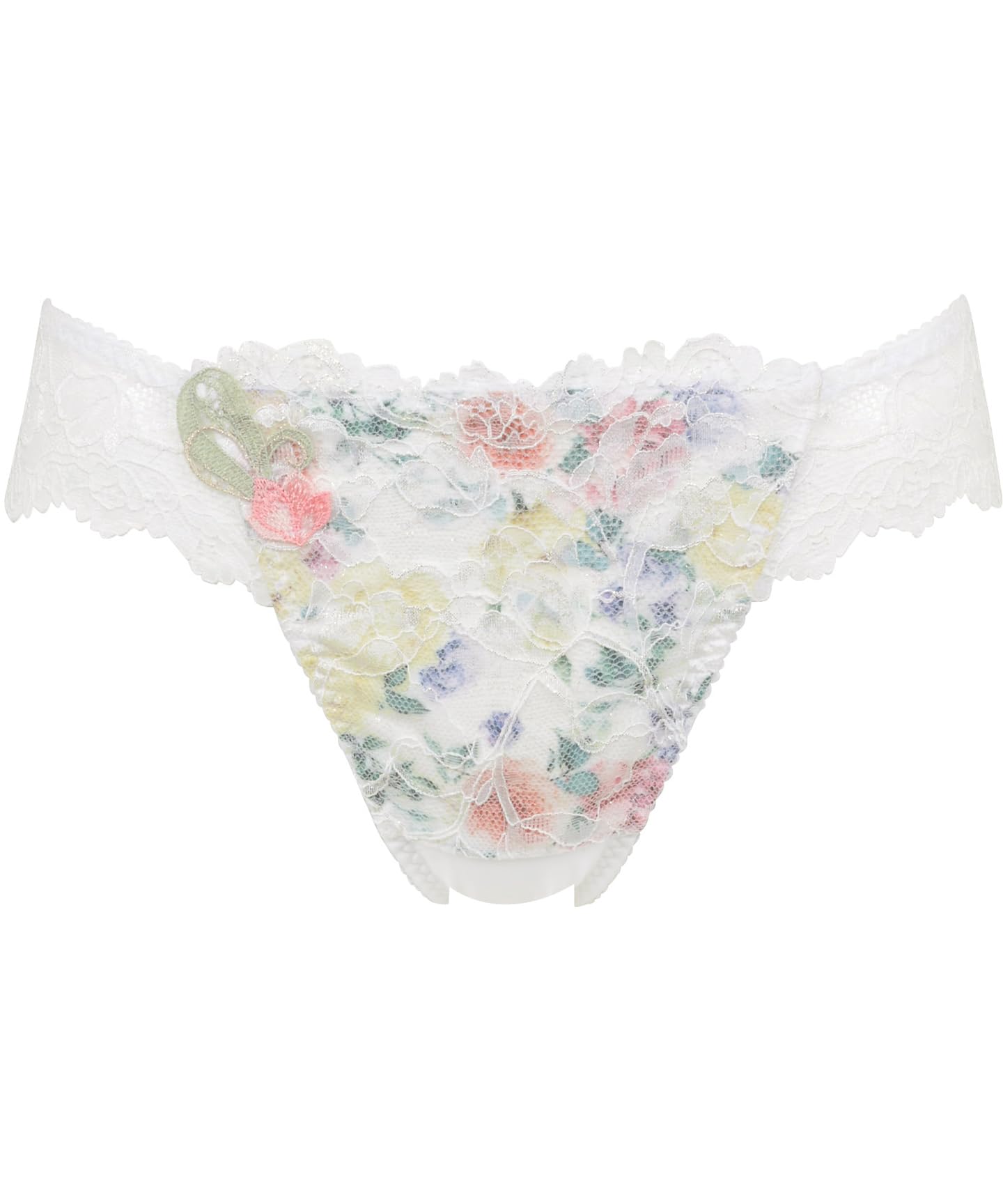 

Wacoal Rouge Thong Pair with BCA445 and BCA745 Wide Back PCA445 Medium Panties, Panties, Coverage, Thong, WH,