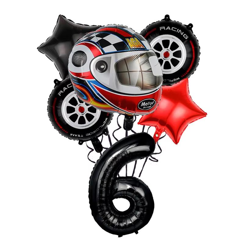 Motorcycle Birthday Party Decoration Motocross Race Tableware Cup Plate Balloon Tablecloth For Kids Boys Party Favors Gift