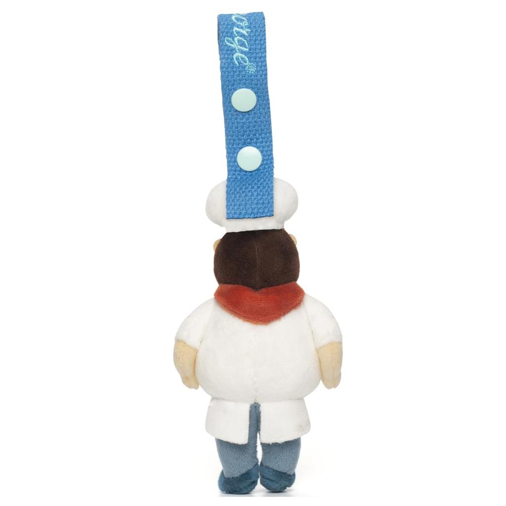 Takara Tomy Arts Curious George Plush Approximately 13cm Tall Mascot, Mr. Pisghetti,