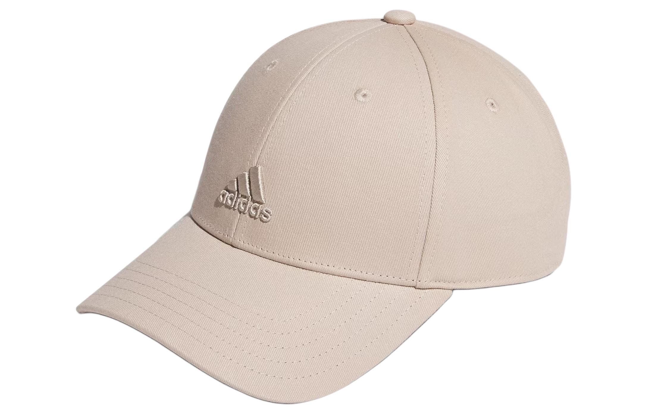 Adidas Cotton Baseball Caps Unisex Beige IZ1450 F