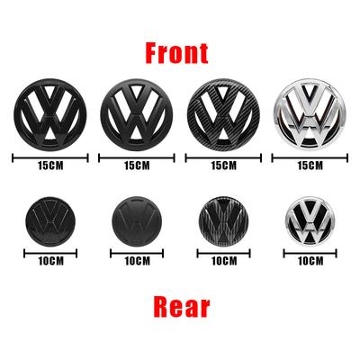 T25100mm Auto Rear Tail Trunk 150mm Car Front Bonnet Hood Car Logo Emblem Replace Accessories For Passat 2011-2015 B6 B7