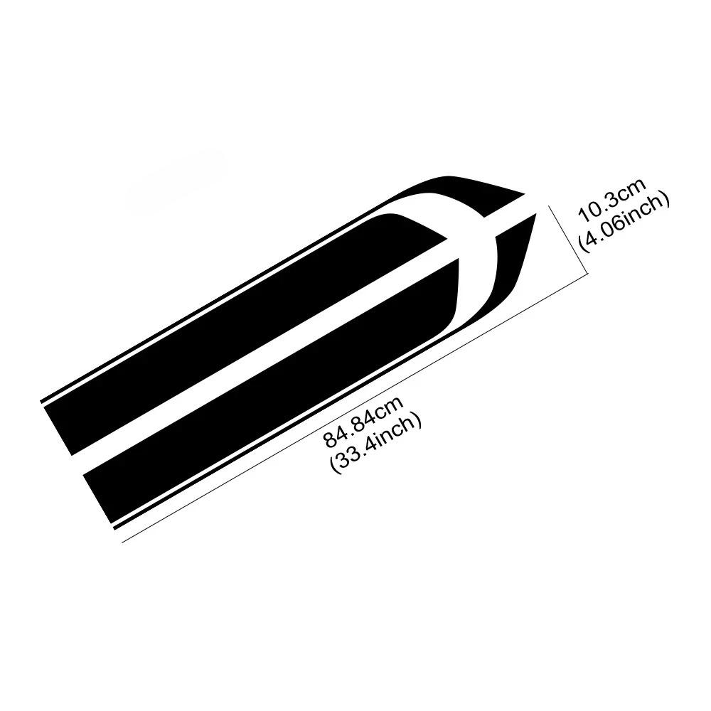 Auto Motorhaube Vinyl Aufkleber Gestreifte Dekoration Vinyl Aufkleber für Mini Cooper S JCW Countryman F56 F55 F60 R56 R60 R61 R56 F54