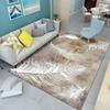 WTEMPO Feather Print Carpet Living Room Large Area Anti-Slip Carpet Bedroom Room Bedside Blanket Home