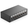 Rack - deleycon - mk5305 - 8 ports - compatible modules keystone - noir ral 9005
