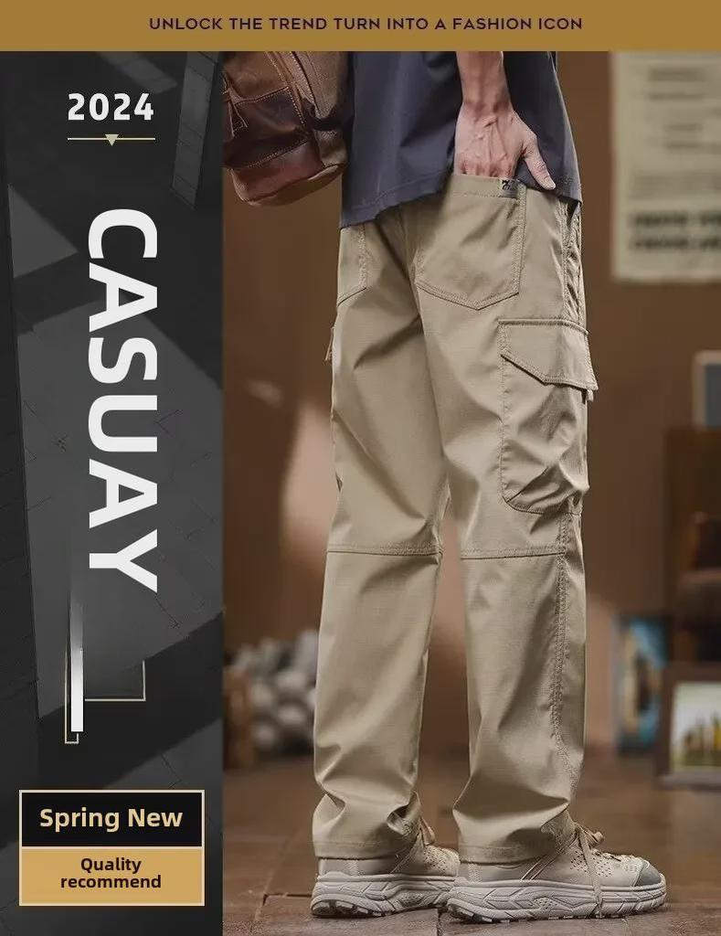 Men's Spring/Summer Retro Loose Tactical Pants – Outdoor Mountaineering Style