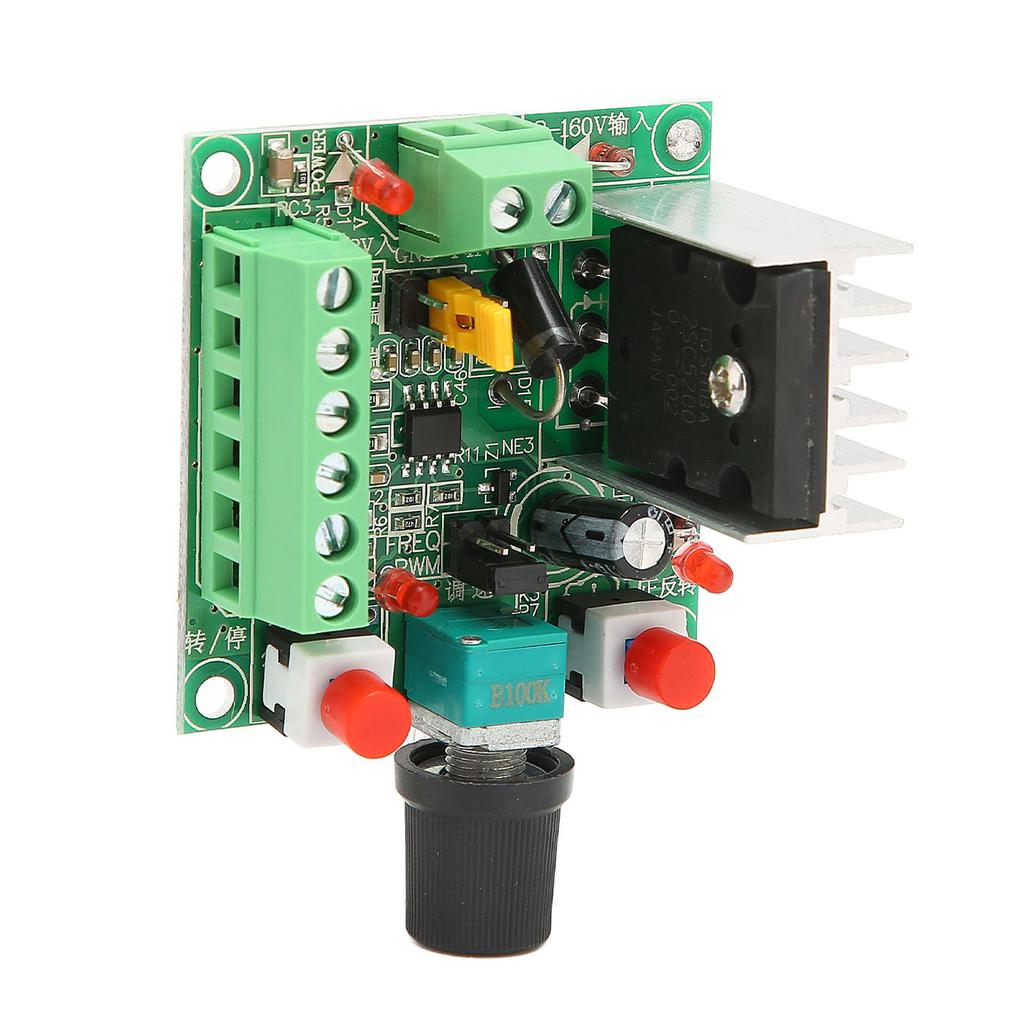 PWM Adjustable Stepper Motor Controller DC 5‑12V 15‑160V 3 Frequencies PCB Board Signal Generator Speed Regulator