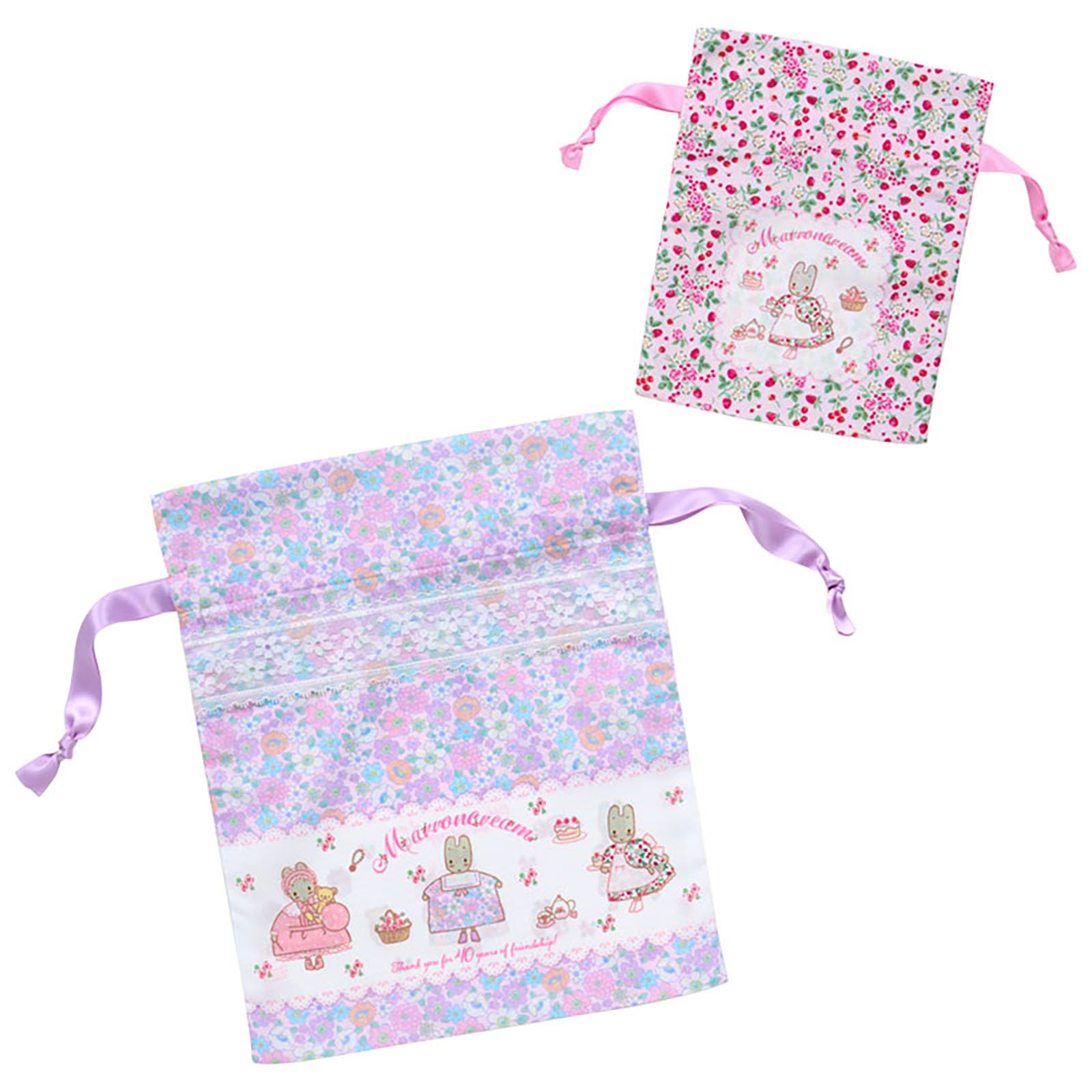 

Набор из 2 мешочков на завязках Sanrio, кремовый, модный, Marron Cream 232360 (САНРИО) (Шоу Марон)