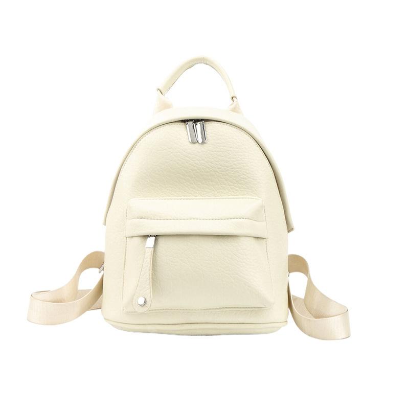 Schoolbag Backpack Women's Backpack 1011 New Trendy Travel Premium Sense Casual Small Backpack Texture Foreign Style Student School Bag
