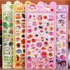 Autocollant Animal Cartoon Kawaii 3D Mignon Amusant DIY Autocollants Cristal 3D Gaufrés pour Scrapbook Journal Papeterie Décoration