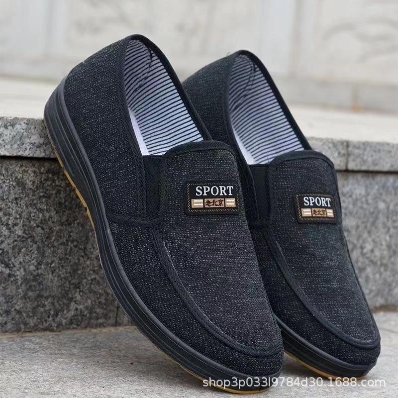 Men's Old Beijing Soft-soled Cloth Shoes, Non-slip Beef Tendon Soles, Versatile and Wear-resistant Outdoor Sports Export