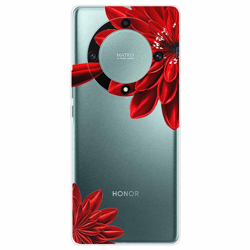 Custodia per Honor Magic6 Lite 5G Trasparente TPU Silicone Funda Capa per Honor Magic 6 Lite Coperture Morbide Magic6Lite Trasparenti Coques borsa