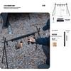 Mountain Fun Portable Folding Camping Tripod Rack and Lamp Hanger